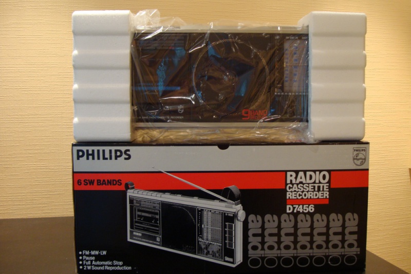 Магнитола Philips D 7456 1985 год.Новая в упаковке.