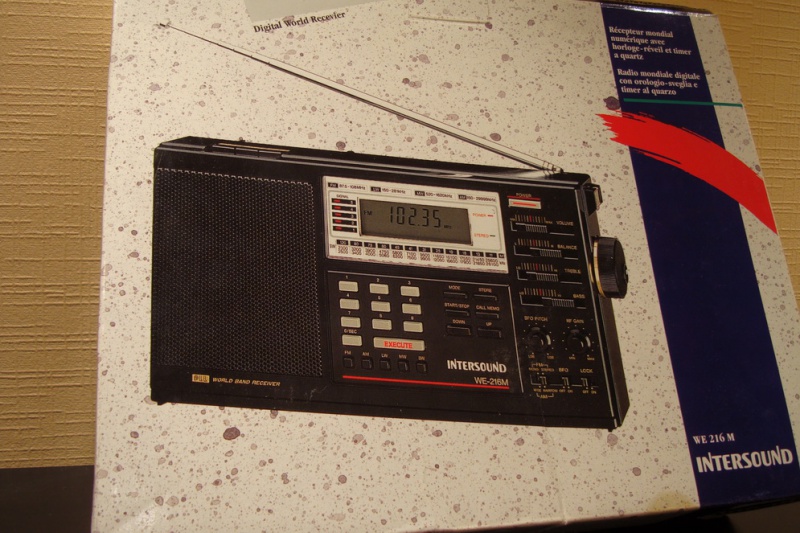 Радиоприёмник Intersound WE-216M новый, в упаковке.